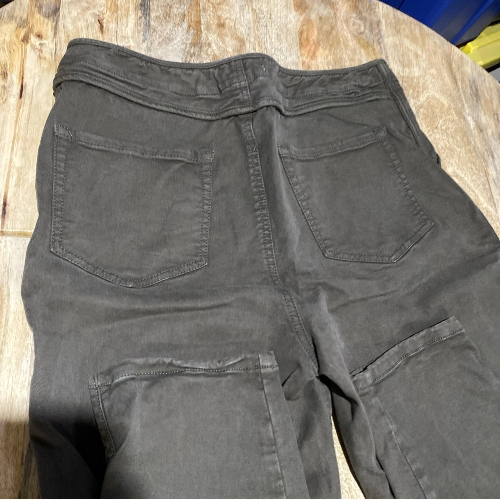 JOIE- ANDIRA FATIGUE PANTS Chino Green Fatigue Army Skinny Pockets Casual $228 - Picture 6 of 8